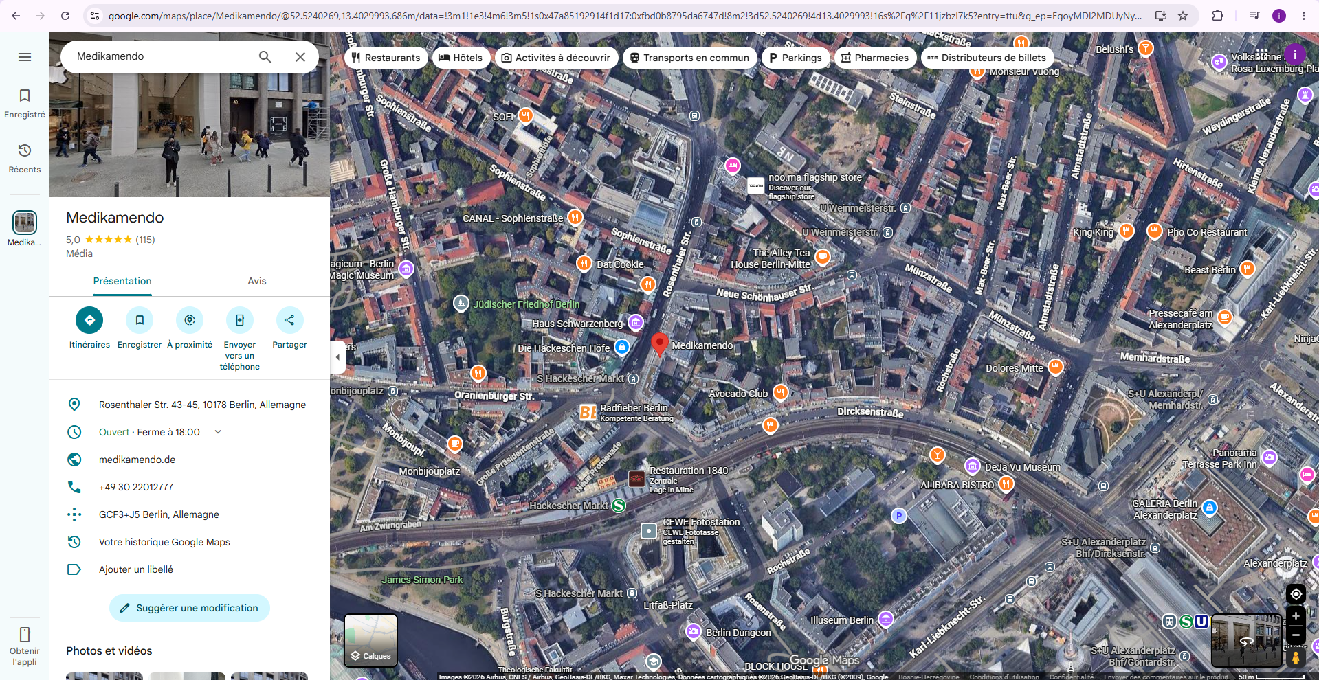 google maps Medikamendo google-maps-medikamendo