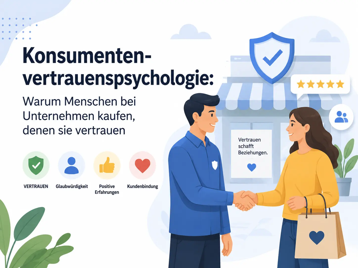 Konsumentenvertrauenspsychologie: Warum Menschen bei Unternehmen kaufen, denen sie vertrauen - Digital Marketing insights by AB Media Team