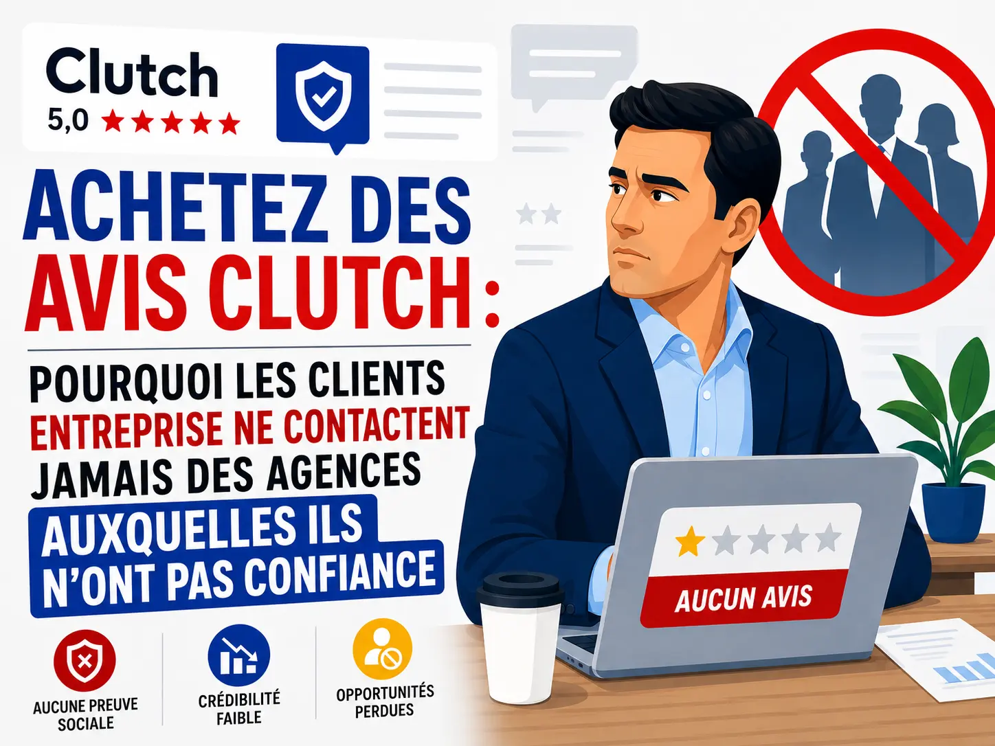 Acheter des Avis Clutch : Pourquoi les clients Grands Comptes ne contactent jamais les agences en qui ils n'ont pas confiance - Digital Marketing insights by AB Media Team