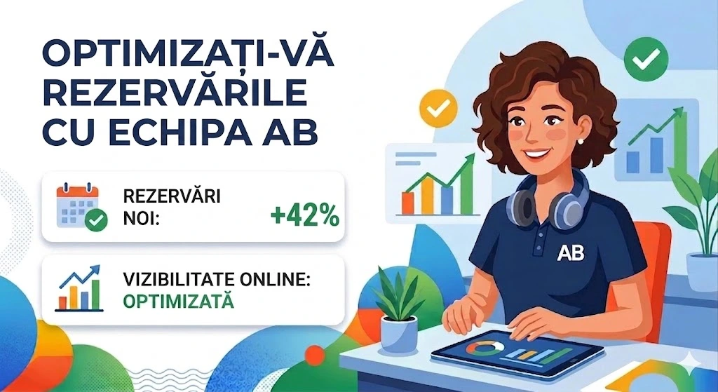 OPTIMIZAȚI-VĂ REZERVĂRILE CU ECHIPA AB OPTIMIZAȚI-VĂ REZERVĂRILE CU ECHIPA AB