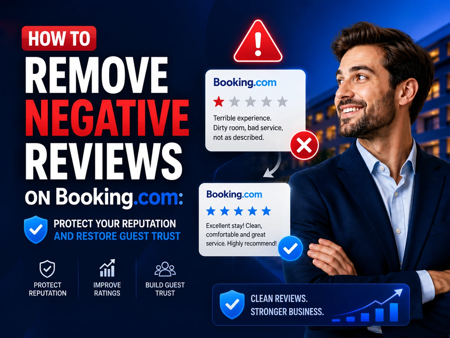 How to Remove Negative Reviews on Booking.com: Protect Your Reputation and Restore Guest Trust - Digital Marketing insights by AB Media Team