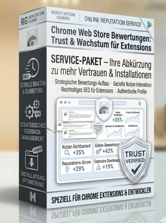 Professional Chrome Web Store Bewertungen: Trust & Wachstum für Extensions services provided by AB Media Team