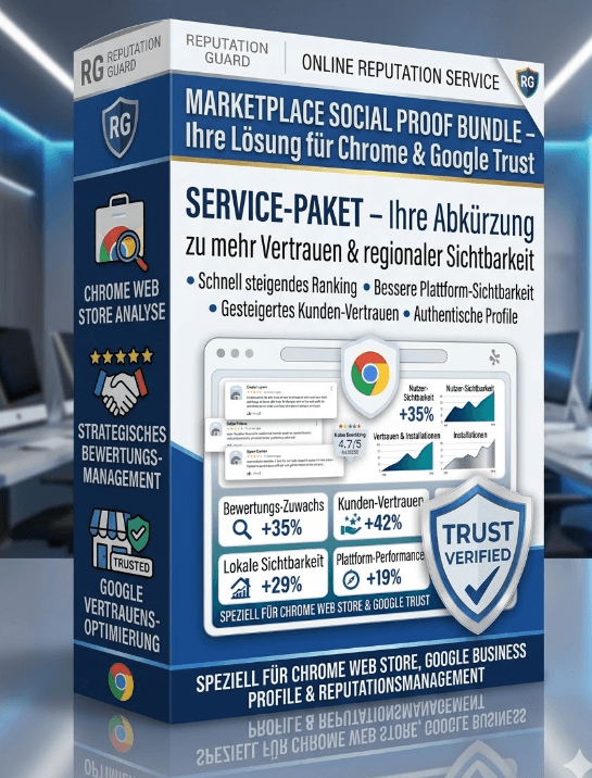 Professional Marketplace Social Proof Bundle: Chrome Web Store + Google Trust services provided by AB Media Team