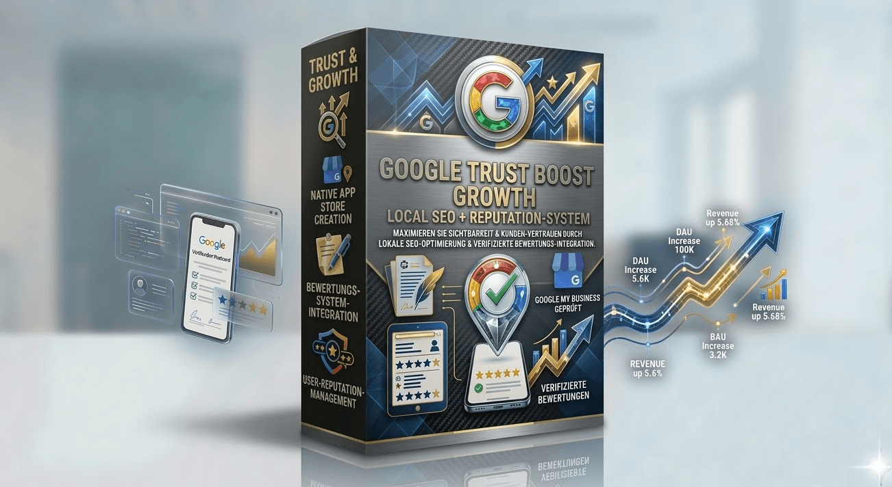 Professional Google Trust Boost Growth: Local SEO + Reputation-System services provided by AB Media Team