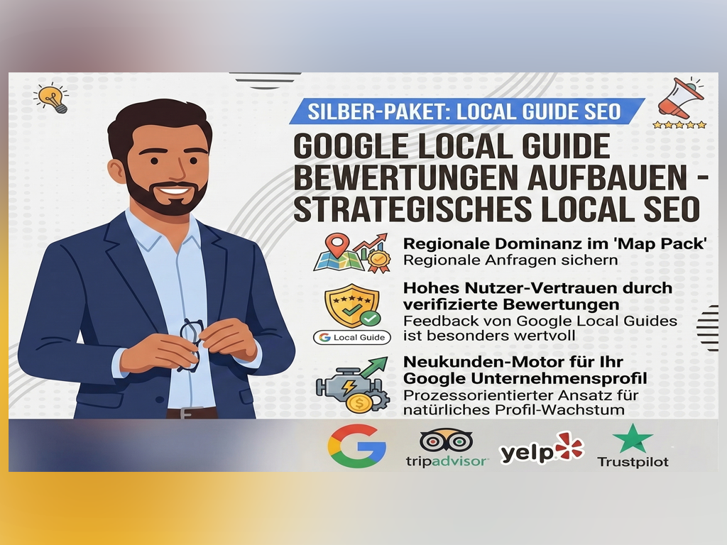 Professional Google Local Guide Bewertungen aufbauen - Strategisches Local SEO services provided by AB Media Team