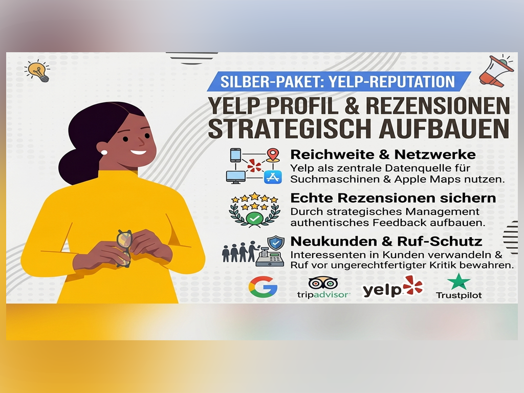 Professional Yelp Bewertungen kaufen services provided by AB Media Team