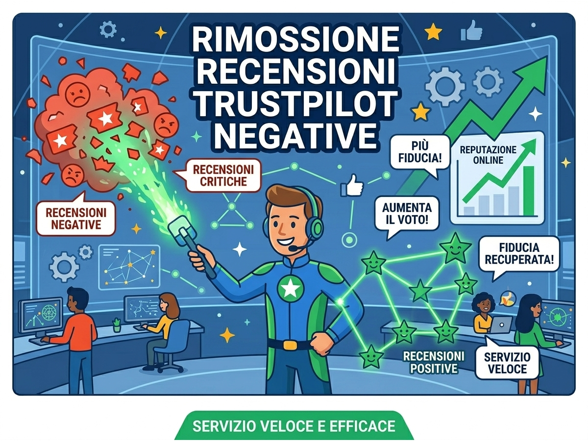 Professional Rimuovi le recensioni di Trustpilot services provided by AB Media Team