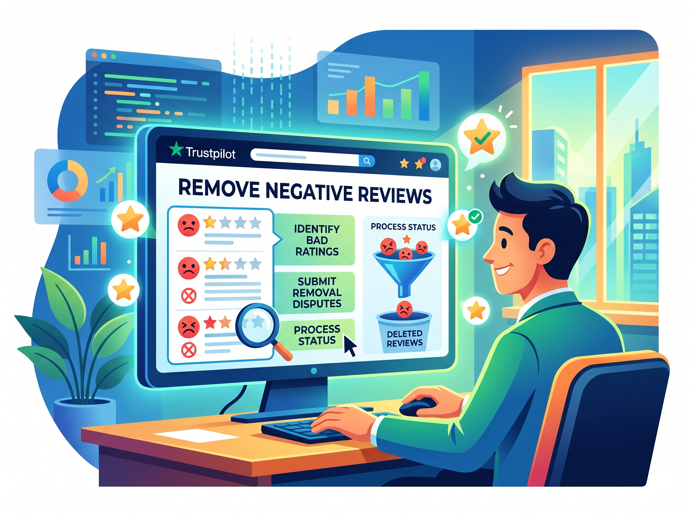 Professional Negative Trustpilot Bewertungen löschen lassen solutions provided by AB Media Team