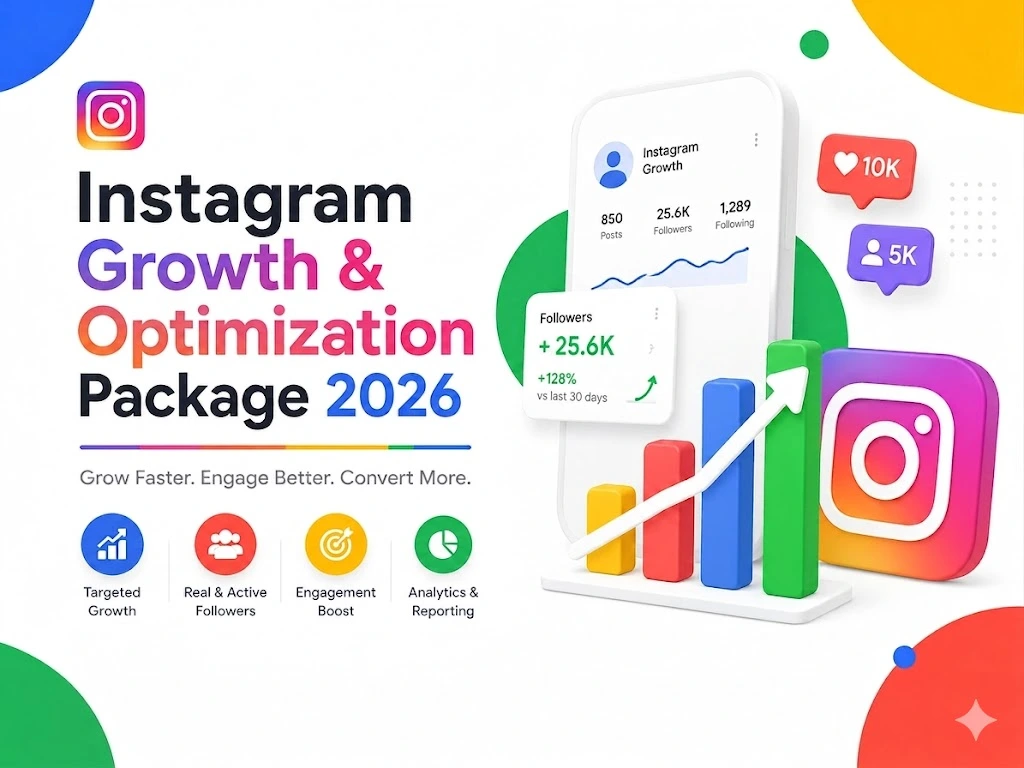 Professional Instagram Tillväxt & Professionell Profiloptimering services provided by AB Media Team